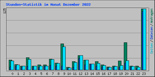 Stunden-Statistik im Monat Dezember 2022