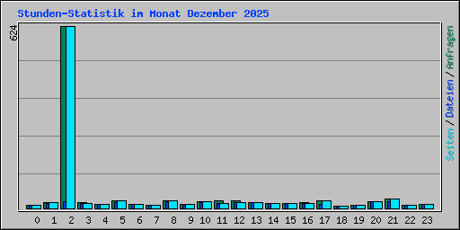 Stunden-Statistik im Monat Dezember 2025