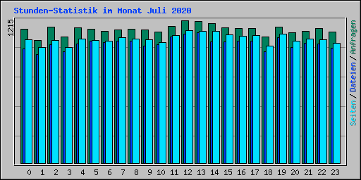 Stunden-Statistik im Monat Juli 2020